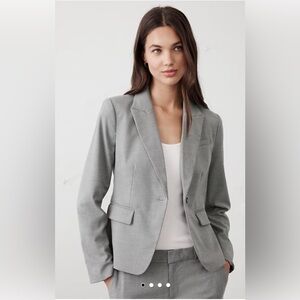 Banana Republic Grey One Button Blazer  Size 6